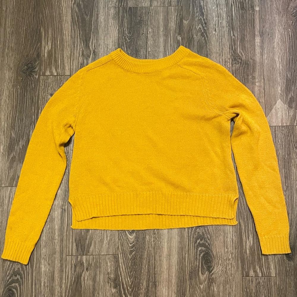 Mustard Yellow H&M Cropped Sweater